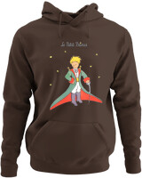 Φούτερ με κουκούλα - Le Petit Prince - Color Thumbnail Καφέ