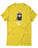 T-Shirt Αντρικό - Leave Me Alone - Color Thumbnail Χρυσό Κίτρινο