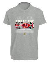 T-Shirt Fit Αντρικό - Leclerc - Color Thumbnail Γκρι Μελανζέ