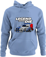 Φούτερ με κουκούλα - Legend Never Die - Color Thumbnail Blue Carolina