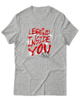 T-Shirt Αντρικό - Legent Inside You - Color Thumbnail Γκρι Μελανζέ