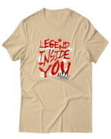 T-Shirt Αντρικό - Legent Inside You - Color Thumbnail Μπεζ
