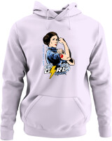 Φούτερ με κουκούλα - Leia Strikes Back - Color Thumbnail Lilac