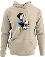 Φούτερ με κουκούλα - Leia Strikes Back - Color Thumbnail Μπέζ