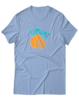 T-Shirt Αντρικό - Lemons - Color Thumbnail Γαλάζιο