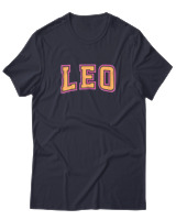 T-Shirt  Γυναικείο - Leo College Letters - Color Thumbnail Σκούρο Μπλέ