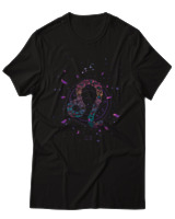 T-Shirt Αντρικό - Leo Colorfull - Color Thumbnail Μαύρο