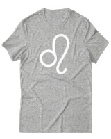 T-Shirt Αντρικό - Leo Just Lines - Color Thumbnail Γκρι Μελανζέ