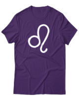T-Shirt Αντρικό - Leo Just Lines - Color Thumbnail Σκούρο Μωβ