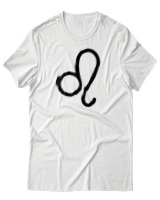 T-Shirt Αντρικό - Leo Just Lines - Color Thumbnail Άσπρο