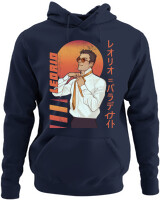 Φούτερ με κουκούλα - Leorio - Color Thumbnail Navy Blue