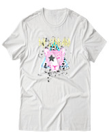 T-Shirt Αντρικό - Leppard - Color Thumbnail Άσπρο