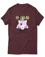 T-Shirt Αντρικό - Leppard - Color Thumbnail Μπορντό