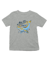 T-Shirt  Παιδικό - Less Plastic Whale - Color Thumbnail Γκρι Μελανζέ