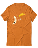 T-Shirt Αντρικό - Lets Get Naked - Color Thumbnail Πορτοκαλί
