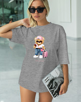 T-Shirt Classic - Lets Go Travel - Color Thumbnail GREY MELANZE