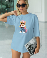 T-Shirt Classic - Lets Go Travel - Color Thumbnail SKY BLUE