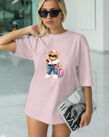 T-Shirt Classic - Lets Go Travel - Color Thumbnail PALE PINK