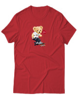 T-Shirt Αντρικό - Let's Move - Color Thumbnail Κόκκινο