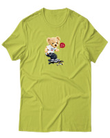T-Shirt Αντρικό - Let's Move - Color Thumbnail Λαχανί
