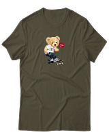 T-Shirt Αντρικό - Let's Move - Color Thumbnail Χακί
