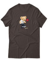 T-Shirt Αντρικό - Let's Move - Color Thumbnail Καφέ