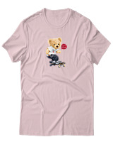 T-Shirt Αντρικό - Let's Move - Color Thumbnail Απαλό Ροζ