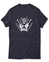 T-Shirt Αντρικό - Lets Rock - Color Thumbnail Σκούρο Μπλε