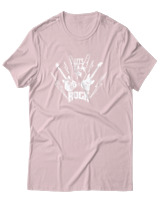 T-Shirt Αντρικό - Lets Rock - Color Thumbnail Απαλό Ροζ