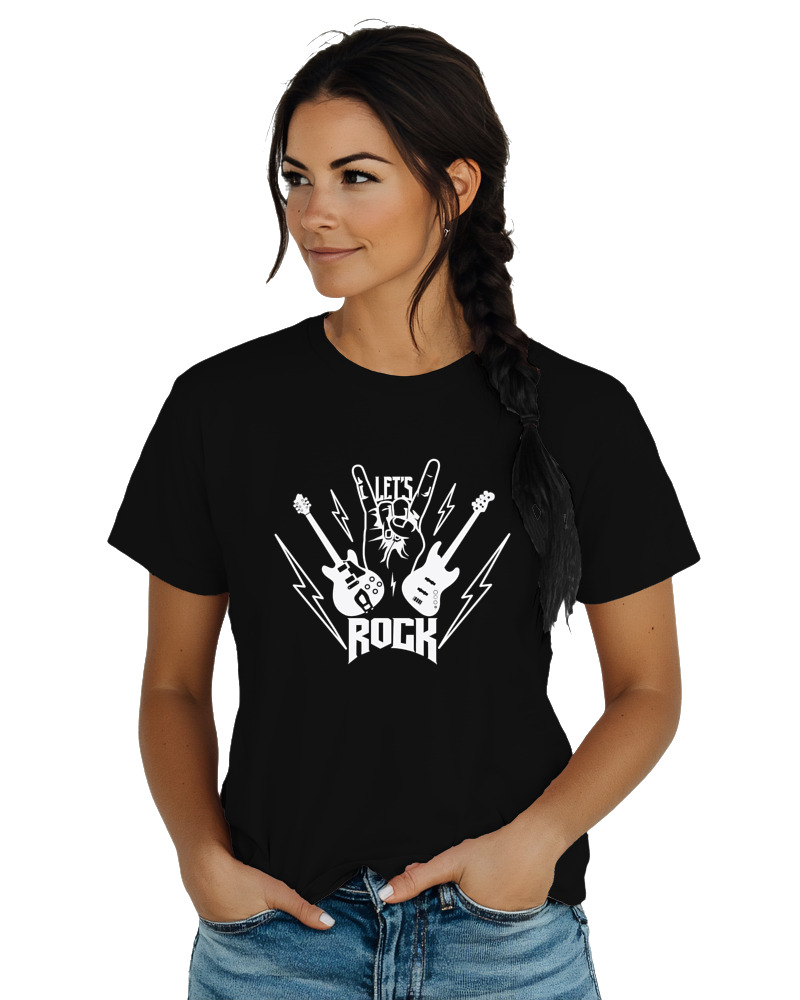 T-Shirt  Γυναικείο - Lets Rock - Image 1
