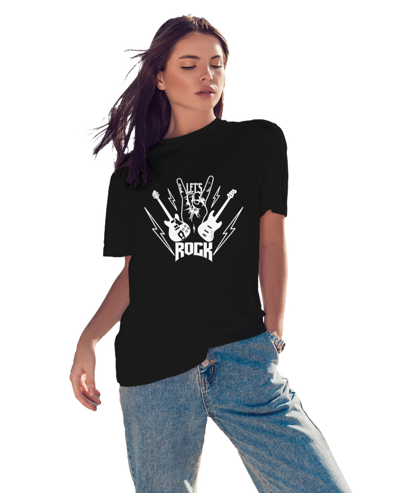 T-Shirt  Γυναικείο - Lets Rock - Image 2