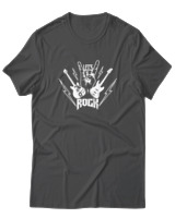 T-Shirt  Γυναικείο - Lets Rock - Color Thumbnail Ανθρακί