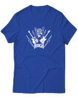 T-Shirt  Γυναικείο - Lets Rock - Color Thumbnail Μπλέ Ρουά
