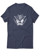 T-Shirt  Γυναικείο - Lets Rock - Color Thumbnail Μπλέ Γκρί