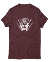 T-Shirt  Γυναικείο - Lets Rock - Color Thumbnail Μπορντό