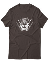 T-Shirt  Γυναικείο - Lets Rock - Color Thumbnail Καφέ