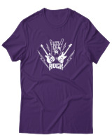 T-Shirt  Γυναικείο - Lets Rock - Color Thumbnail Μώβ