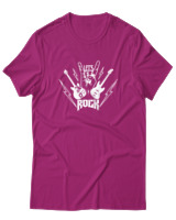 T-Shirt  Γυναικείο - Lets Rock - Color Thumbnail Φούξια
