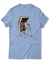 T-Shirt Unisex - Level Old - Color Thumbnail Γαλάζιο