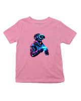 T-Shirt  Παιδικό - Level Up - Color Thumbnail Ροζ