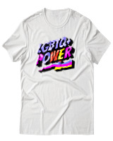 T-Shirt Αντρικό - LGBTQ Power - Color Thumbnail Άσπρο