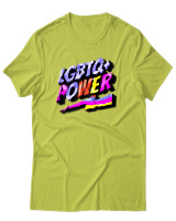 T-Shirt Αντρικό - LGBTQ Power - Color Thumbnail Λαχανί