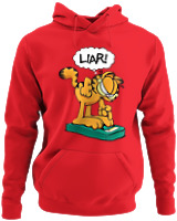 Φούτερ με κουκούλα - Liar - Color Thumbnail Κόκκινο