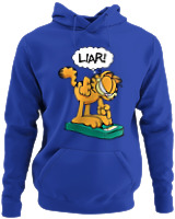 Φούτερ με κουκούλα - Liar - Color Thumbnail Μπλε Ρουά