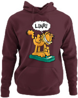 Φούτερ με κουκούλα - Liar - Color Thumbnail Marron