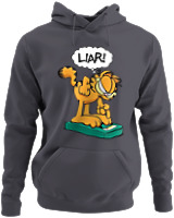 Φούτερ με κουκούλα - Liar - Color Thumbnail Ανθρακί