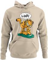 Φούτερ με κουκούλα - Liar - Color Thumbnail Μπέζ