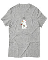 T-Shirt  Γυναικείο - Libra Cat - Color Thumbnail Γκρί Μελανζέ
