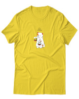 T-Shirt  Γυναικείο - Libra Cat - Color Thumbnail Κίτρινο Χρυσό