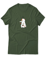 T-Shirt  Γυναικείο - Libra Cat - Color Thumbnail Κυπαρισσί